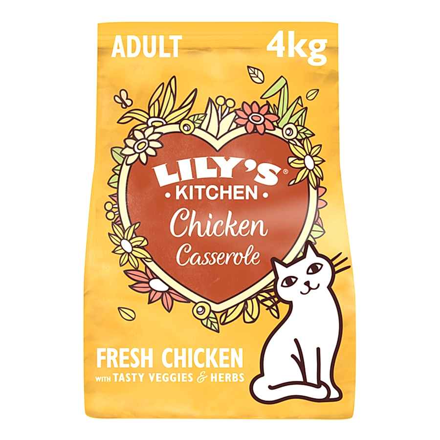 Lily's Kitchen Casserole Complete Dry Adult Cat Food Chicken