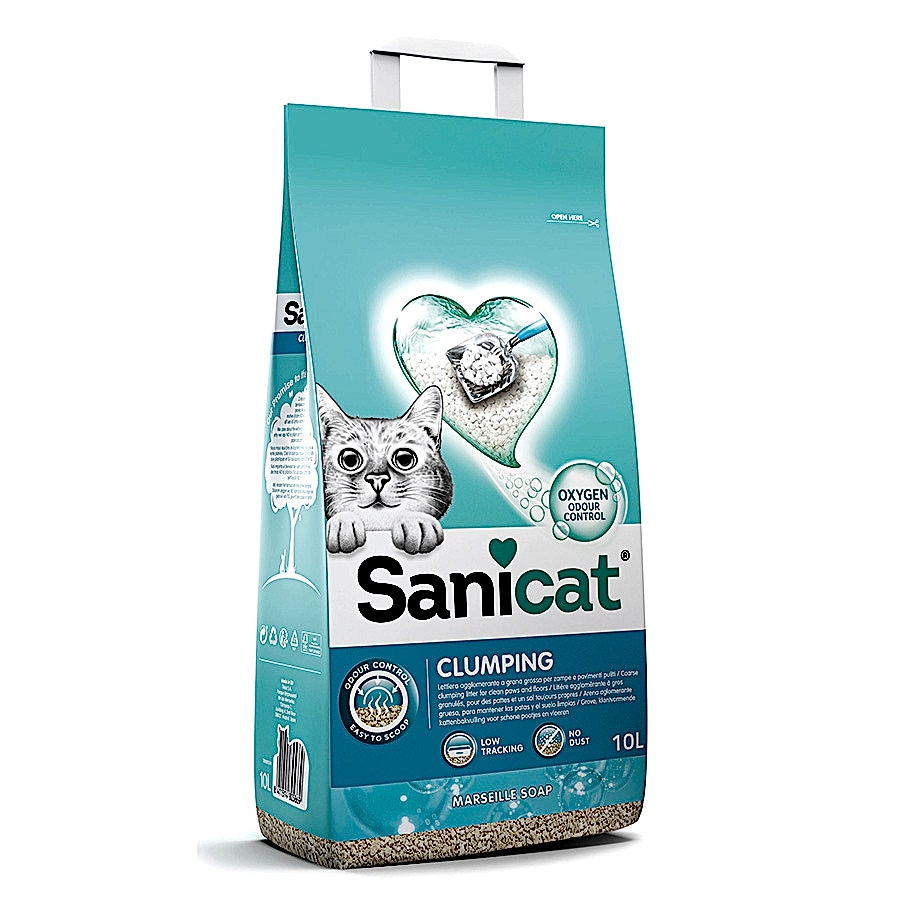 Sanicat Marseille Soap Scent Clumping Cat Litter