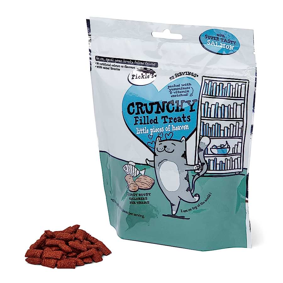 Pickle's Crunchy Filled Cat Treat with Salmon