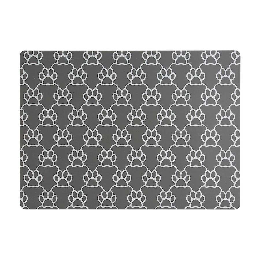 Mason Cash Paw Cat & Dog Feeding Placemat Grey