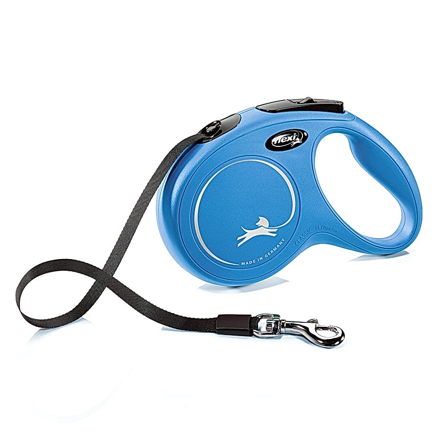 Flexi New Classic Extending Dog Lead 5m Blue