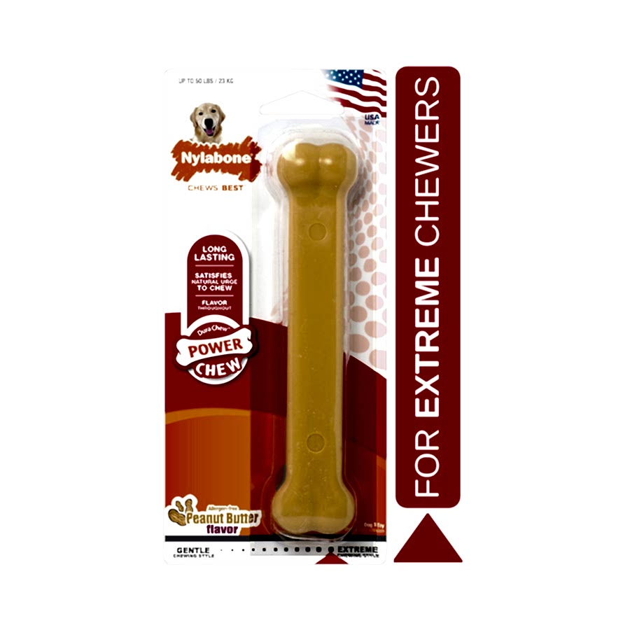 Nylabone Dura Dog Chew Toy Peanut Butter