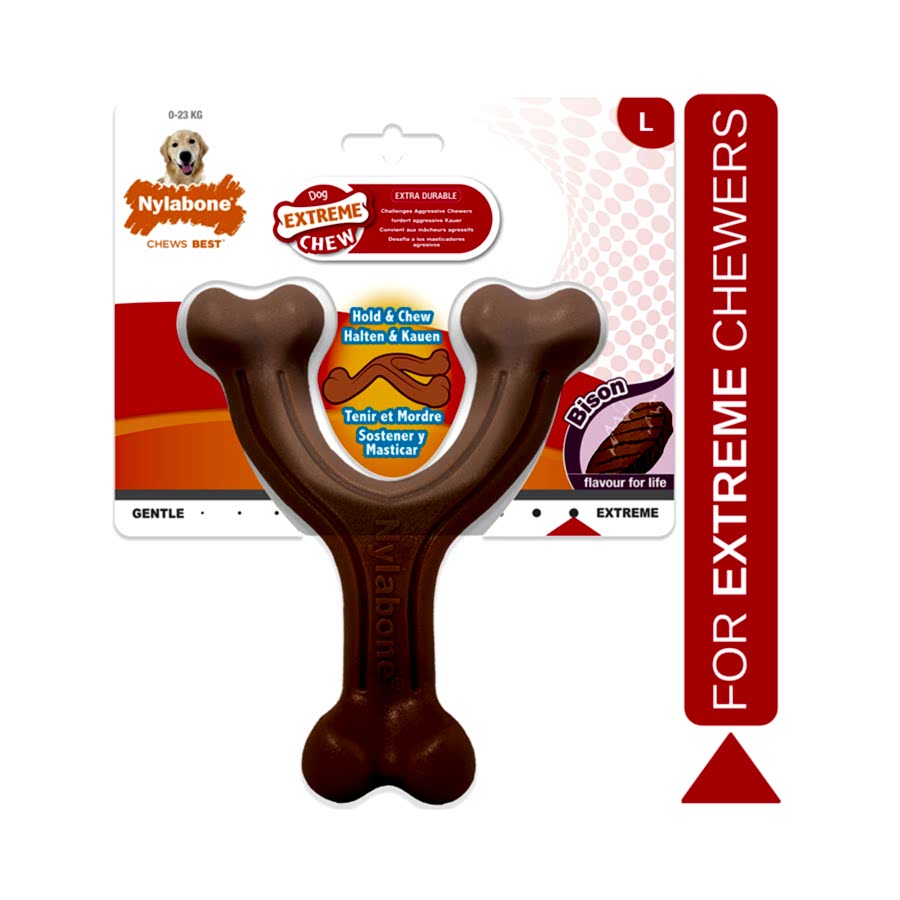 Nylabone Extreme Dog Chew Toy Wishbone