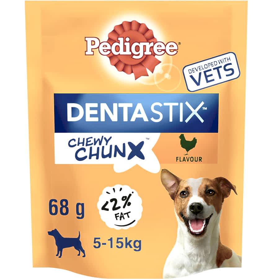 Pedigree Dentastix Chewy Chunx Adult Small Dog Treats Chicken