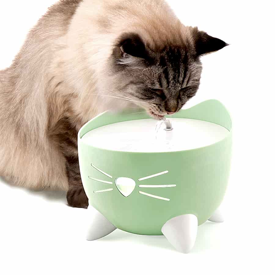 Catit PIXI Cat Water Fountain Green