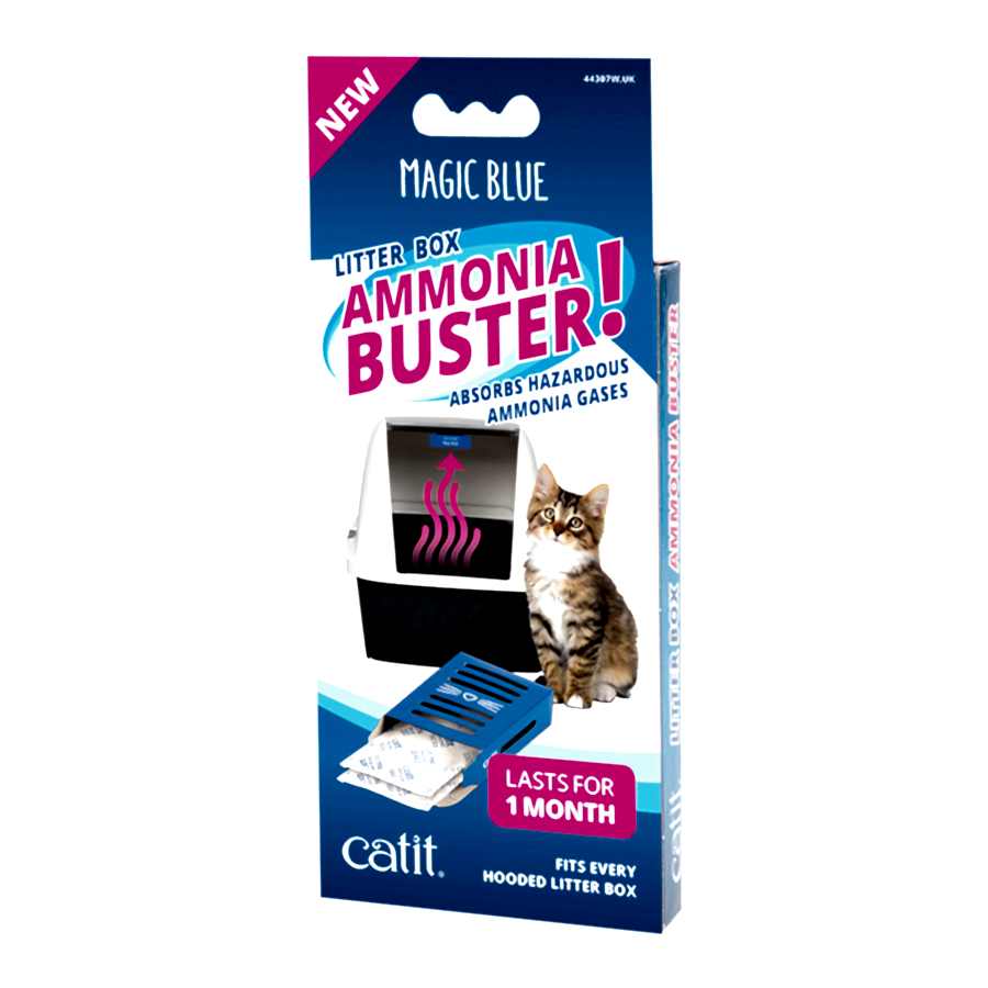 Catit Magic Blue Ammonia Buster Cat Litter Tray Filter