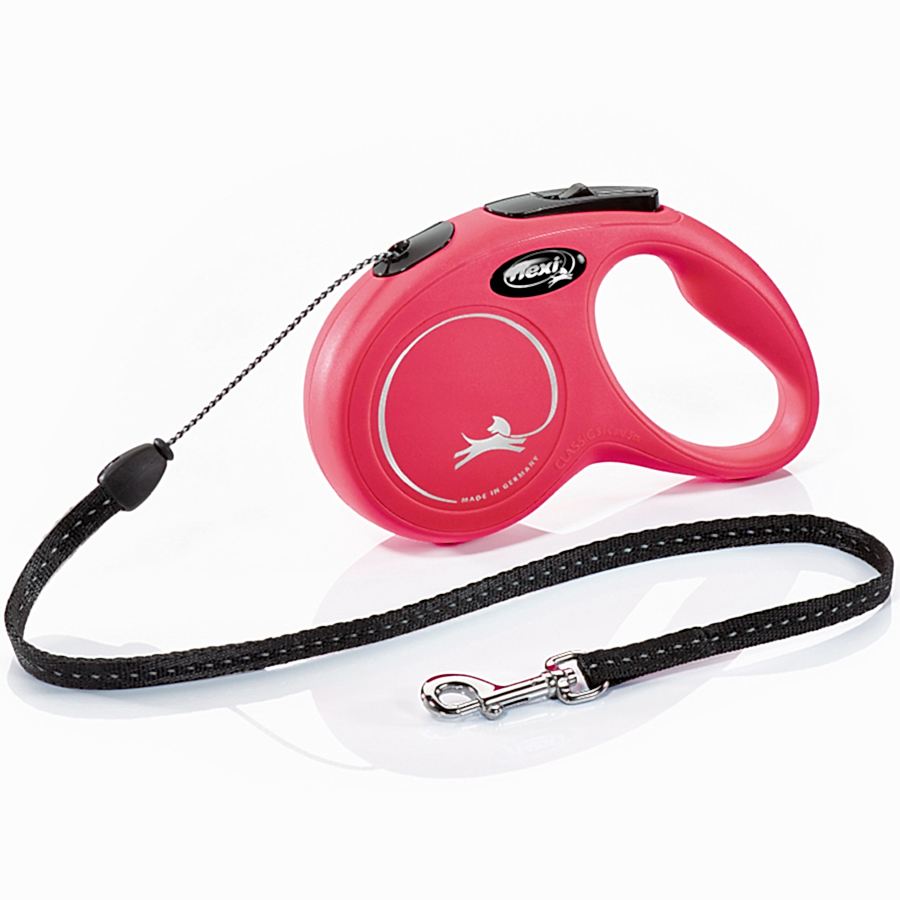 Flexi New Classic Extending Dog Lead 5m Red