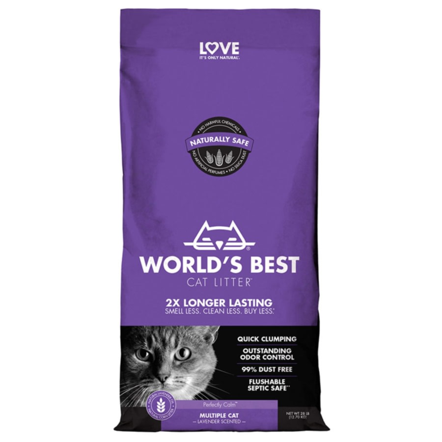 World's Best Quick Clumping Lavender Cat Litter