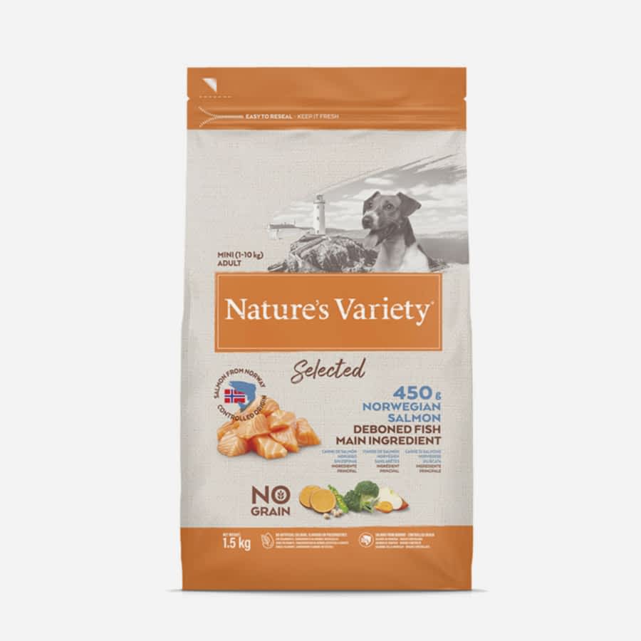 Natures Variety Selected Mini Breed Adult Dry Dog Food Salmon