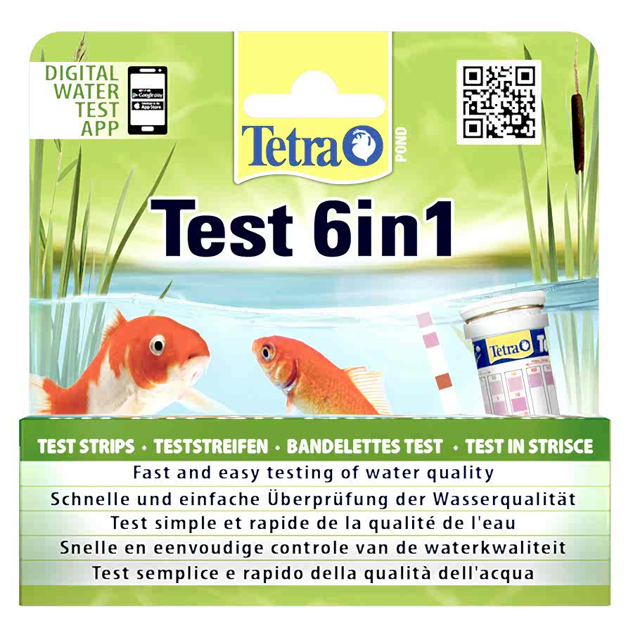 Tetra Pond 6in1 Water Test Strips Coldwater Temperate