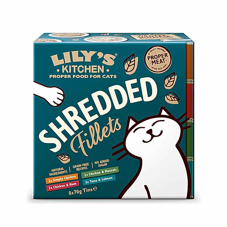 Lily's Kitchen Shredded Fillets Wet Cat Food