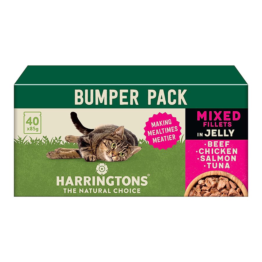 Harringtons Wet Cat Food Mixed In Jelly