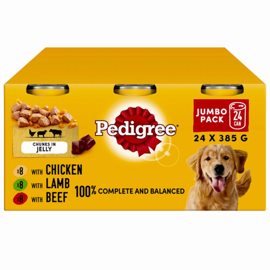 Pedigree Mixed Selection Wet Dog Food In Jelly