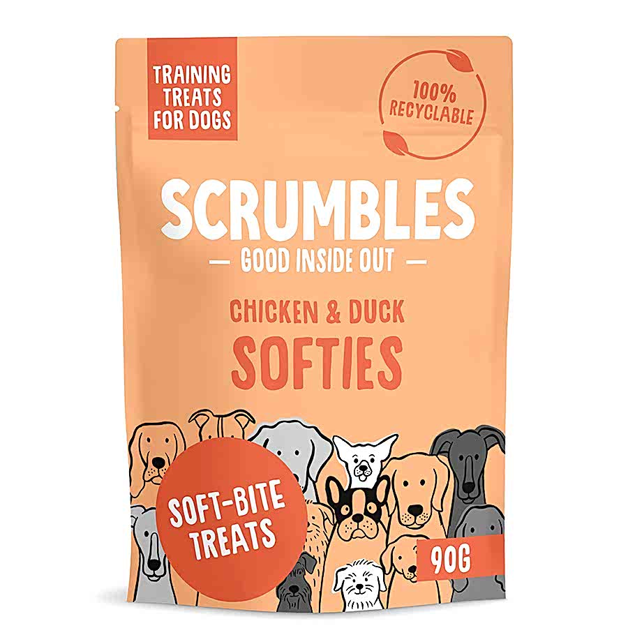 Scrumbles Softies Dog Training Treats Chicken & Duck