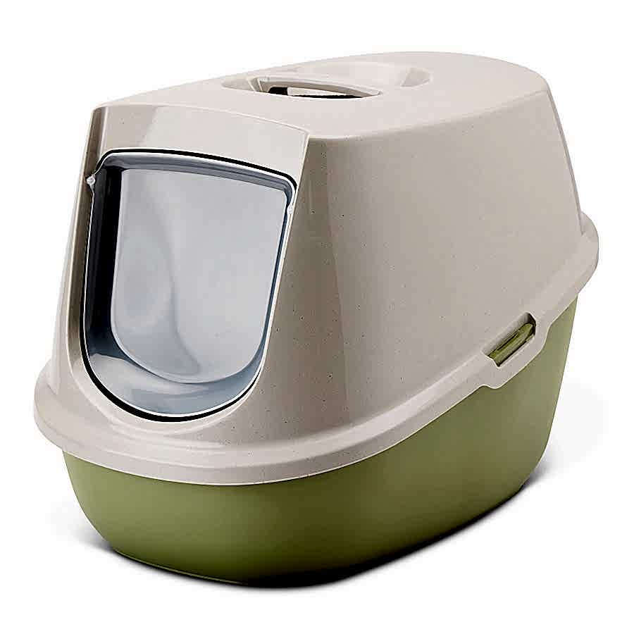 Savic Manon Hooded Cat Litter Tray Green