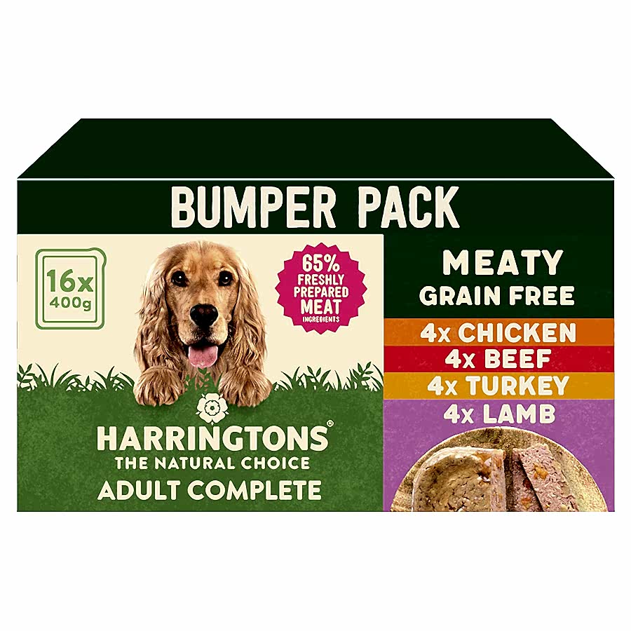 Harringtons Grain Free Wet Dog Food Meaty Selection