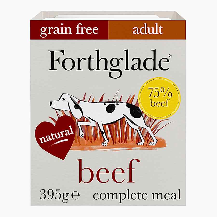 Forthglade Grain Free Complete Wet Adult Dog Food Beef & Veg