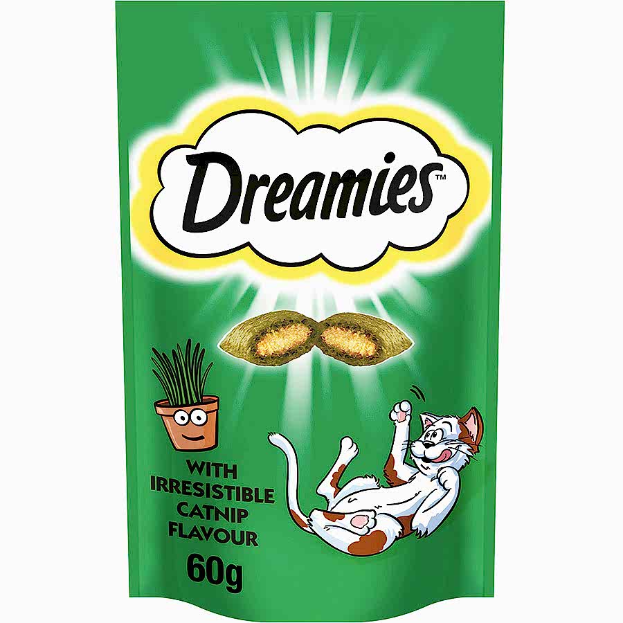 Dreamies Cat Treat Biscuits with Catnip