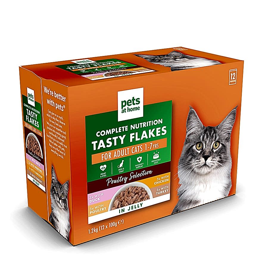 Pets at Home Wet Adult Cat Food Poultry In Jelly