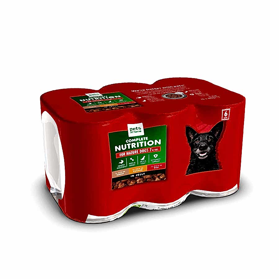 Pets at Home Complete Nutrition Mature Senior Wet Dog Food Jelly