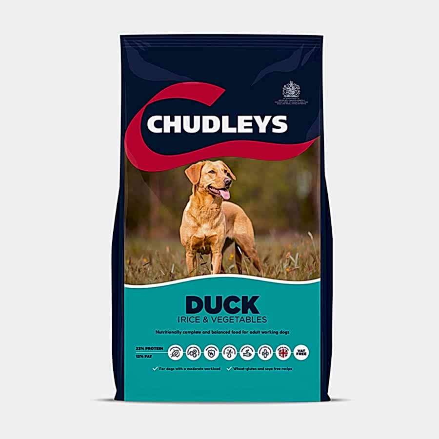 Chudleys Adult Working Dry Dog Food Duck with Rice & Veg