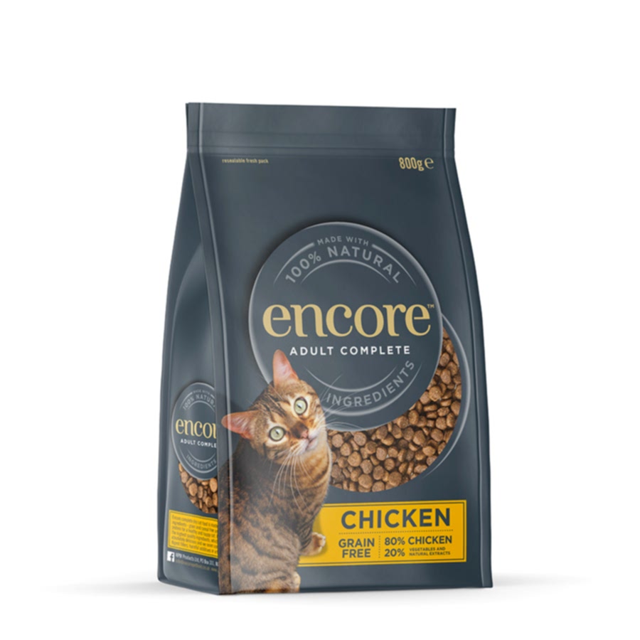 Encore Natural Complete Dry Adult Cat Food Chicken