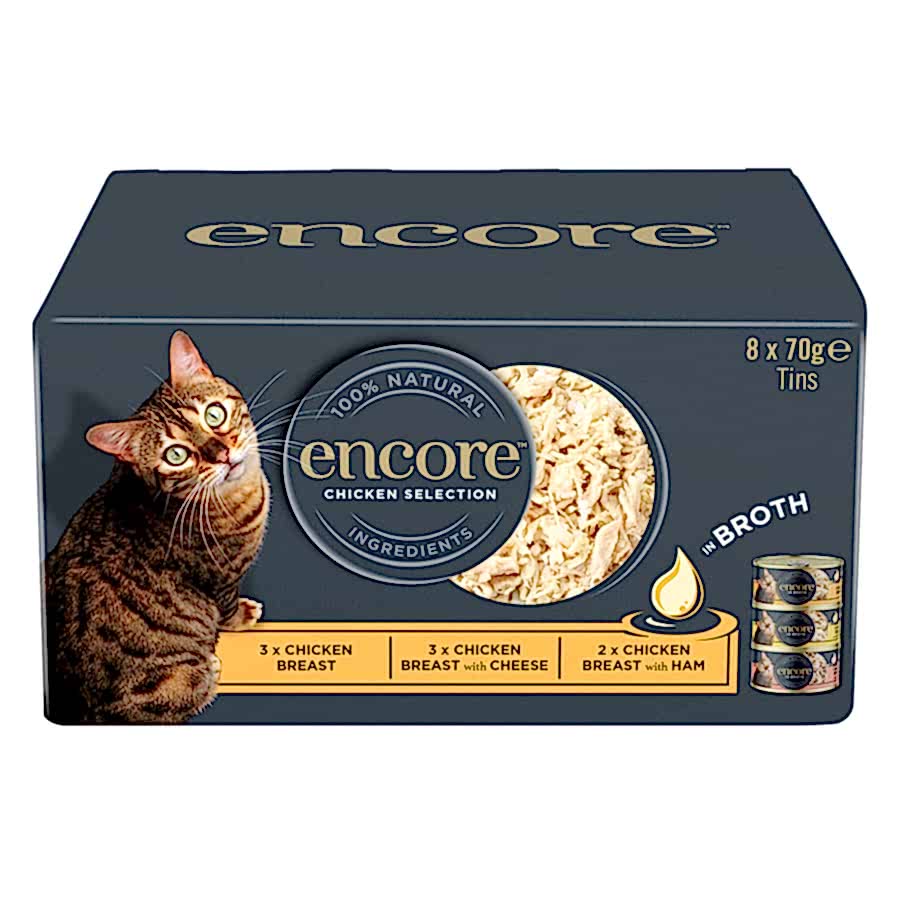 Encore Adult Cat Wet Food Chicken in Broth