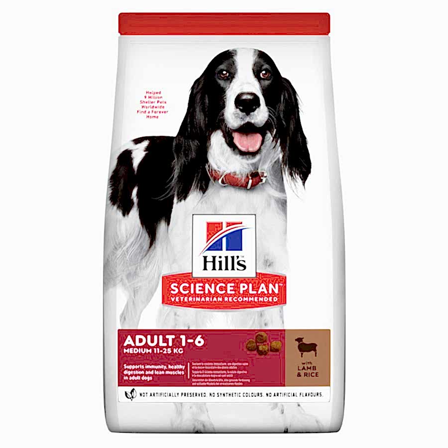 Hill's Science Plan Medium Breed Adult Dry Dog Food Lamb & Rice