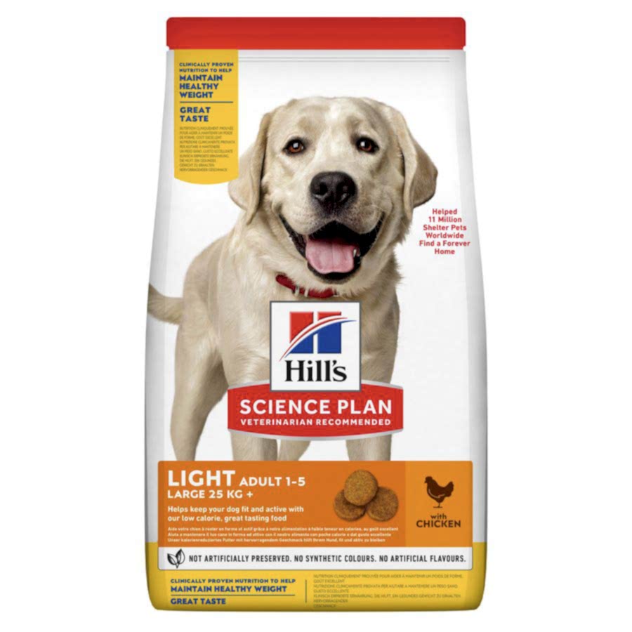 Hill's Science Plan Light Large Breed Adult Dry Dog Food Chicken