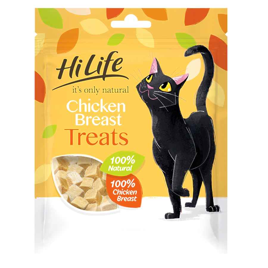 HiLife It's Only Natural Grain Free Cat Treats Chicken Breast