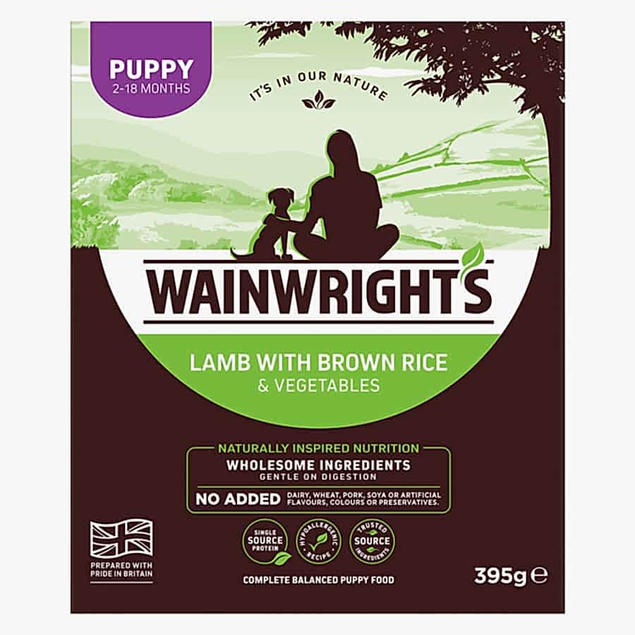 Wainwright's Puppy Wet Dog Food Lamb with Brown Rice