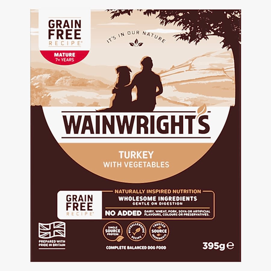 Wainwright's Grain Free Senior Wet Dog Food Turkey