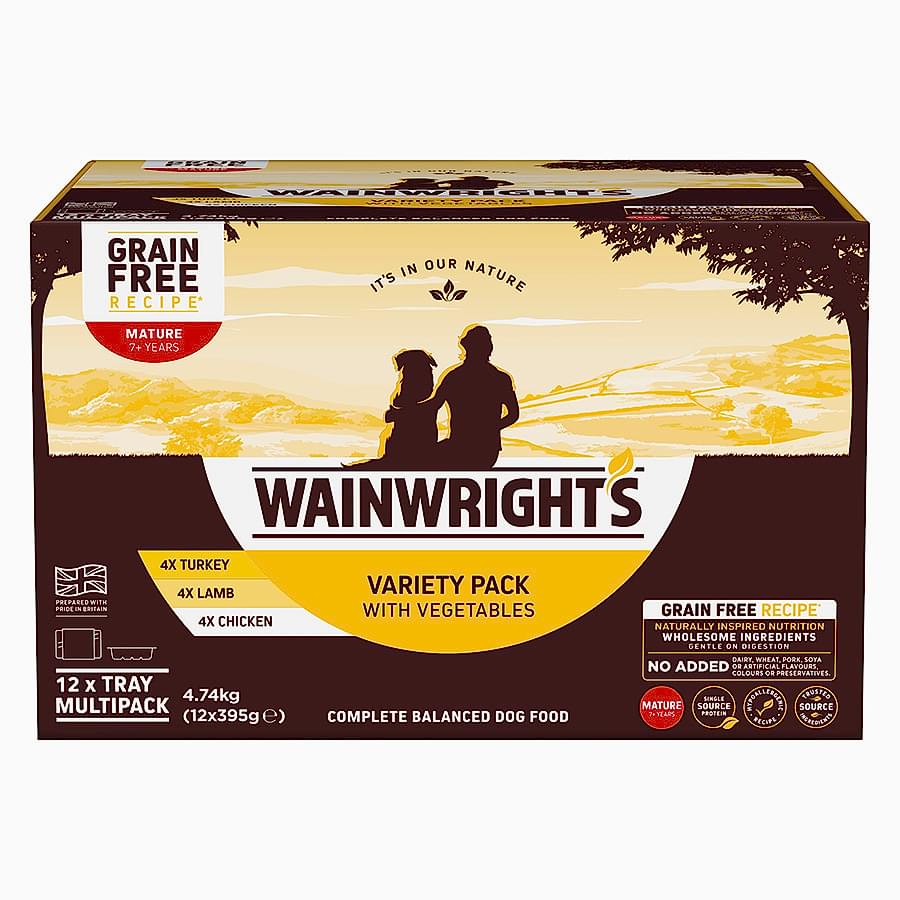 Wainwright's Grain Free Senior Wet Dog Food Variety