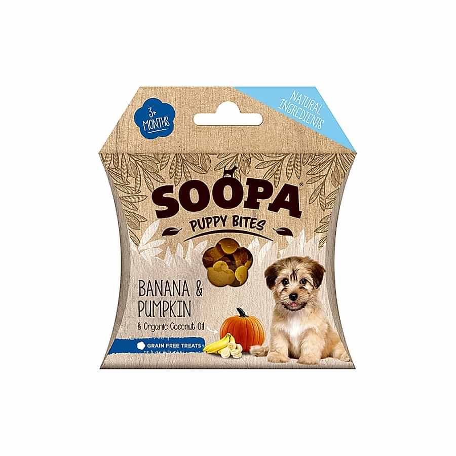 Soopa Healthy Bites Puppy Treats Banana & Pumpkin