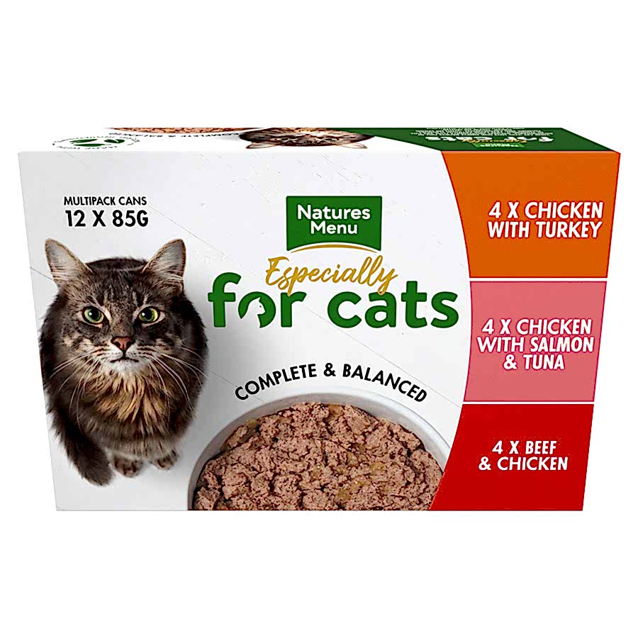 Natures Menu Especially for Cats Wet Adult Cat Food Multipack 12 Tins