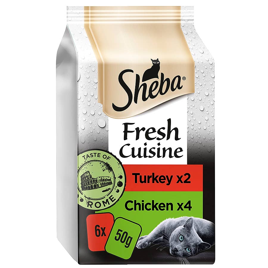 Sheba Fresh Cuisine Wet Adult Cat Food Taste of Rome