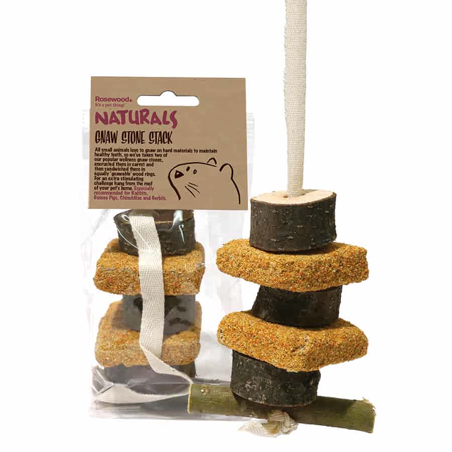 Naturals Gnaw Stone Stack Small Animal Treat