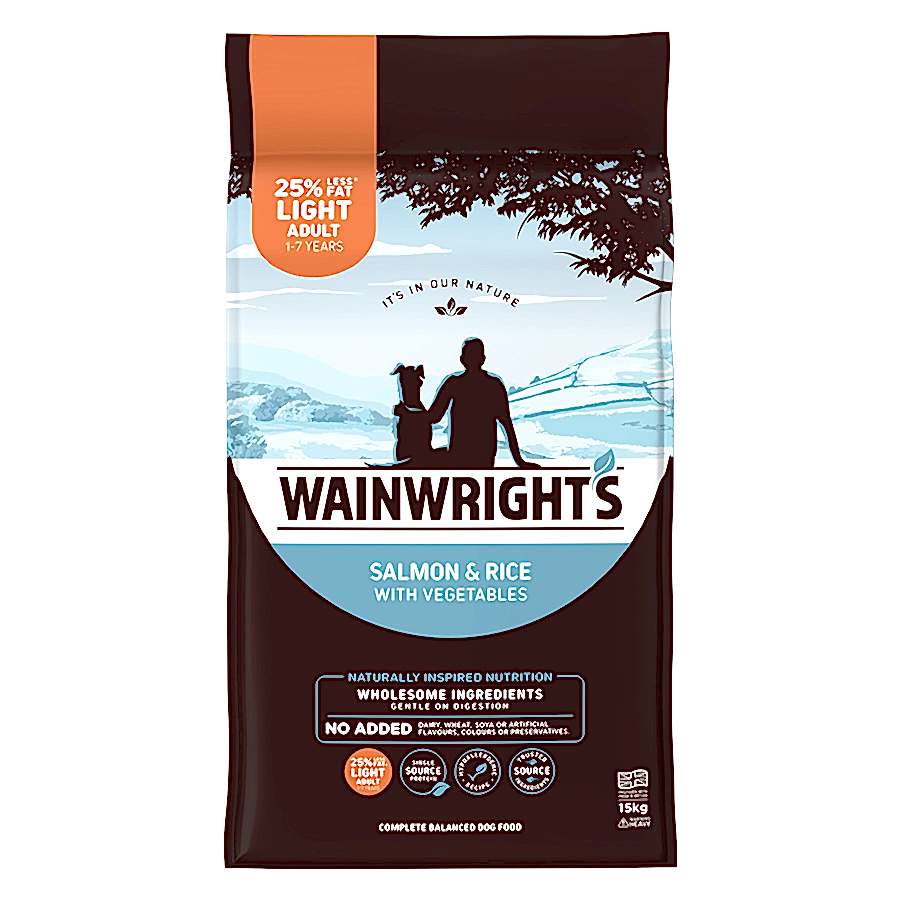 Wainwright's Light Adult Dry Dog Food Salmon with Rice