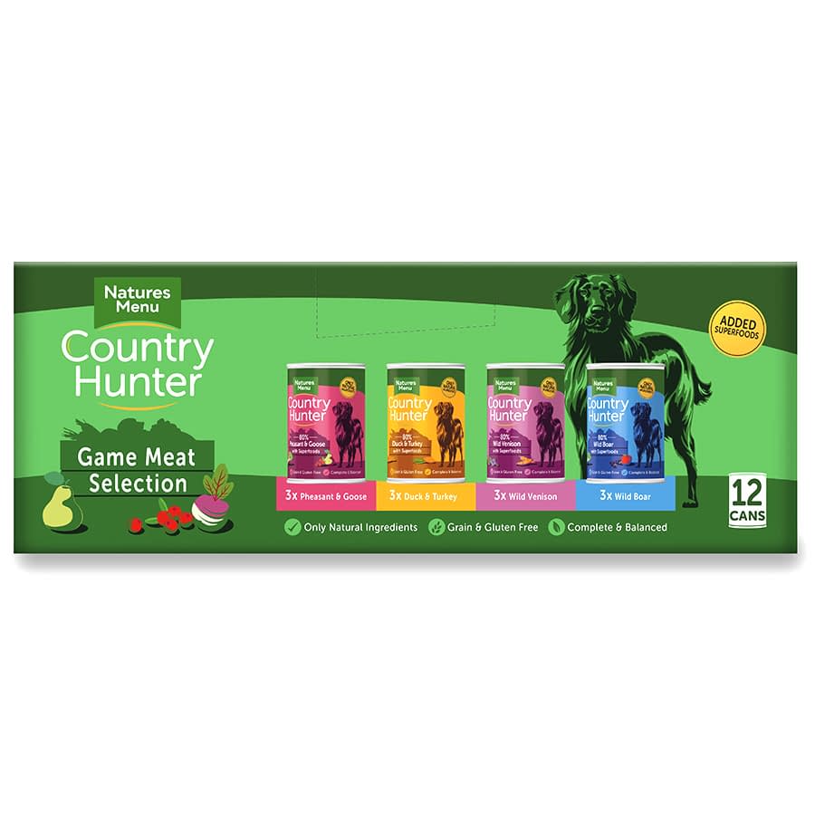 Natures Menu Country Hunter Adult Wet Dog Food Game Meat