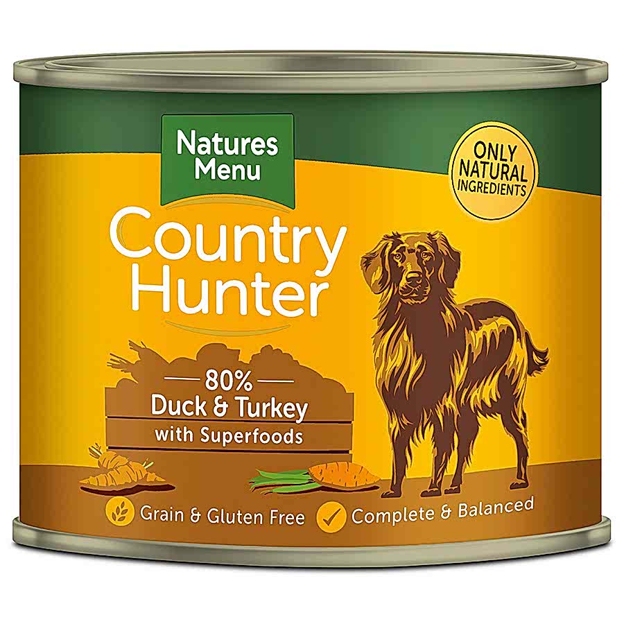 Natures Menu Country Hunter Wet Adult Dog Food Duck & Turkey With Superfoods