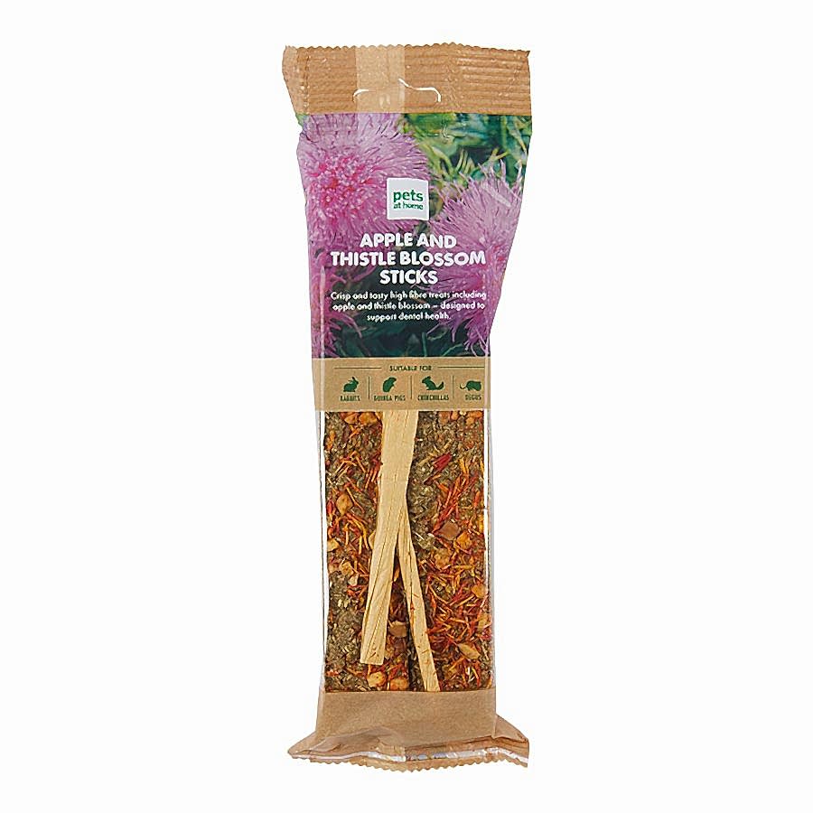 Pets at Home Small Animal Apple & Thistle Blossom Treats