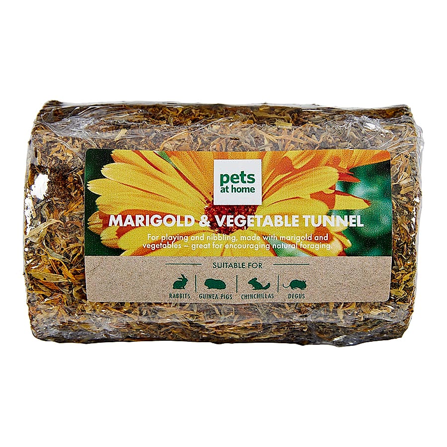 Pets at Home Small Animal Treat Marigold & Veg Tunnel