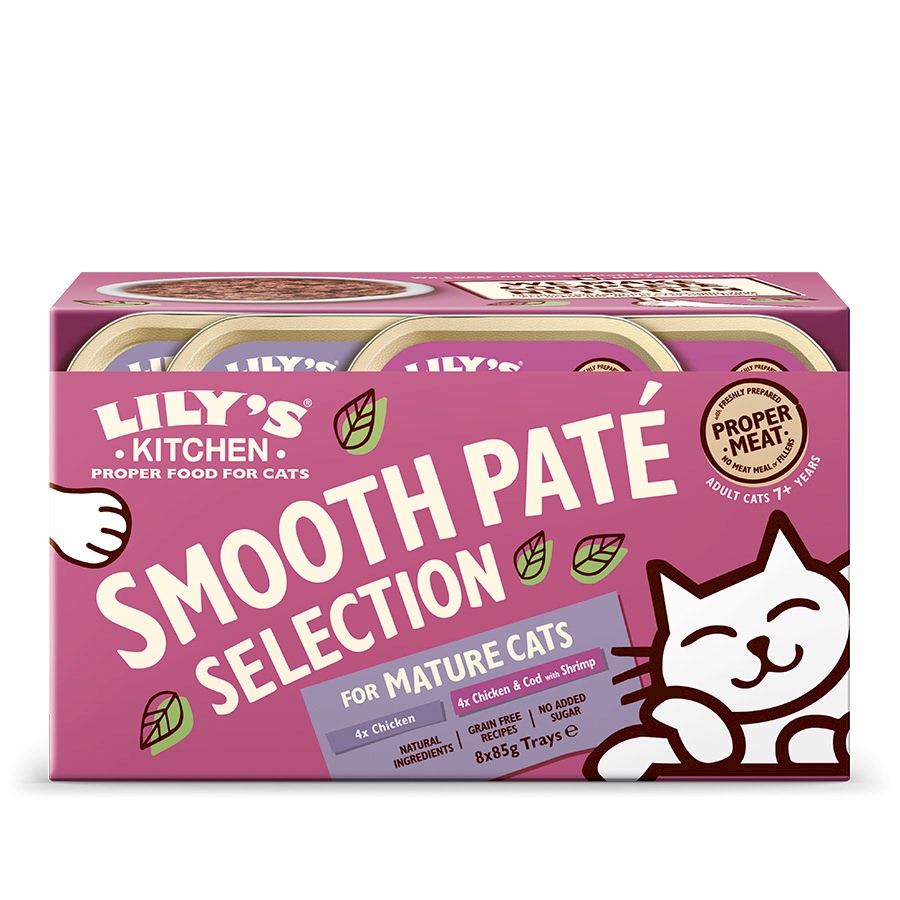 Lily's Kitchen Mature Cat Wet Food Chicken & Cod Pate