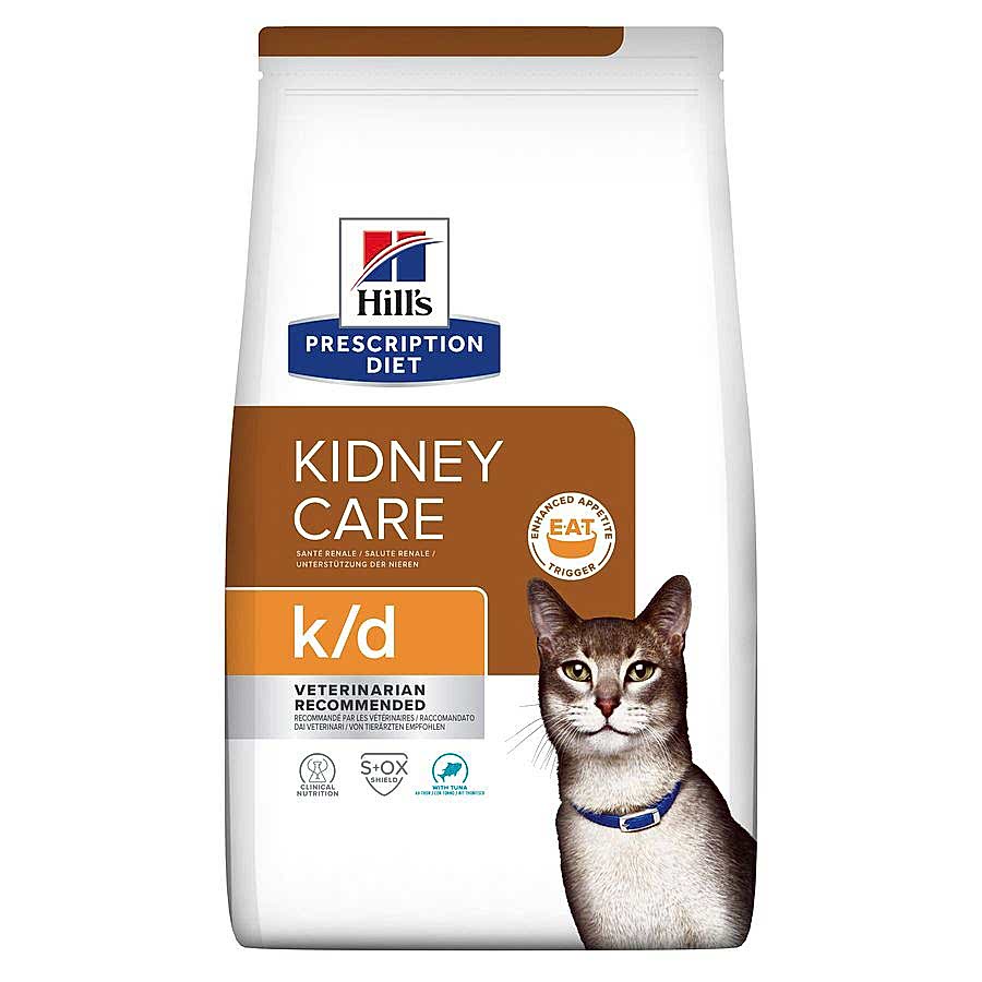 Hill's Prescription Diet Kidney Care Adult Dry Cat Food with Tuna