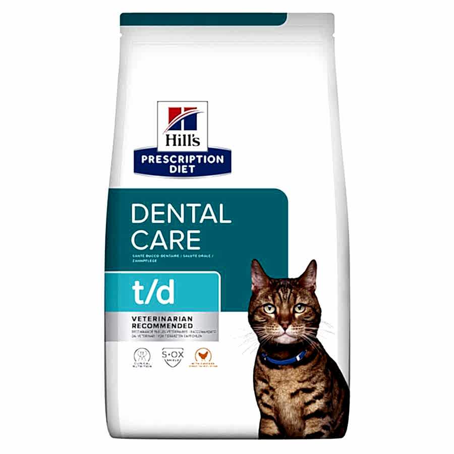 Hill's Prescription Diet Dental Care Adult Dry Cat Food with Chicken