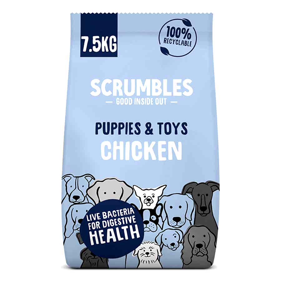 Scrumbles Complete Puppy Dry Dog Food Chicken