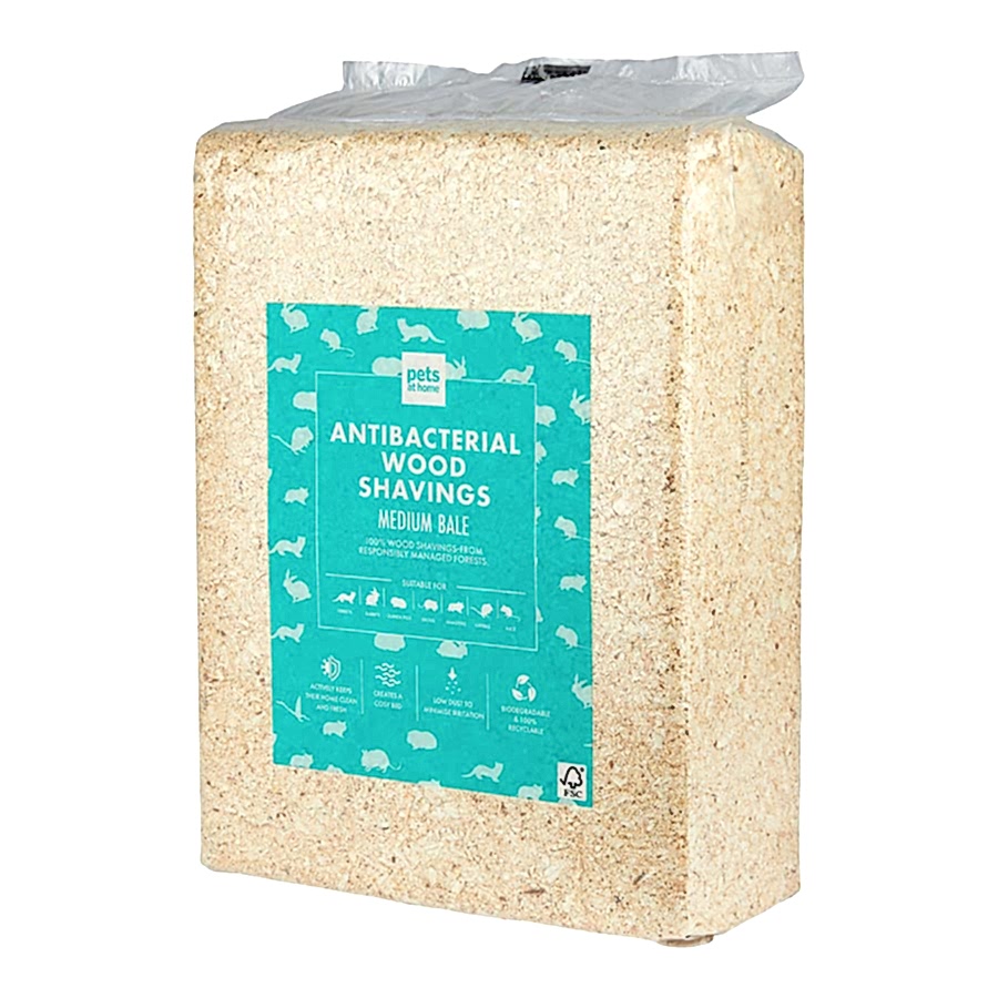 Pets at Home Small Animal Antibacterial Wood Shavings