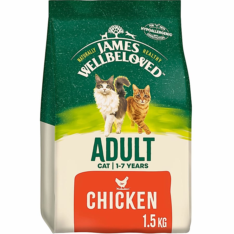 James Wellbeloved Adult Cat Dry Food Chicken