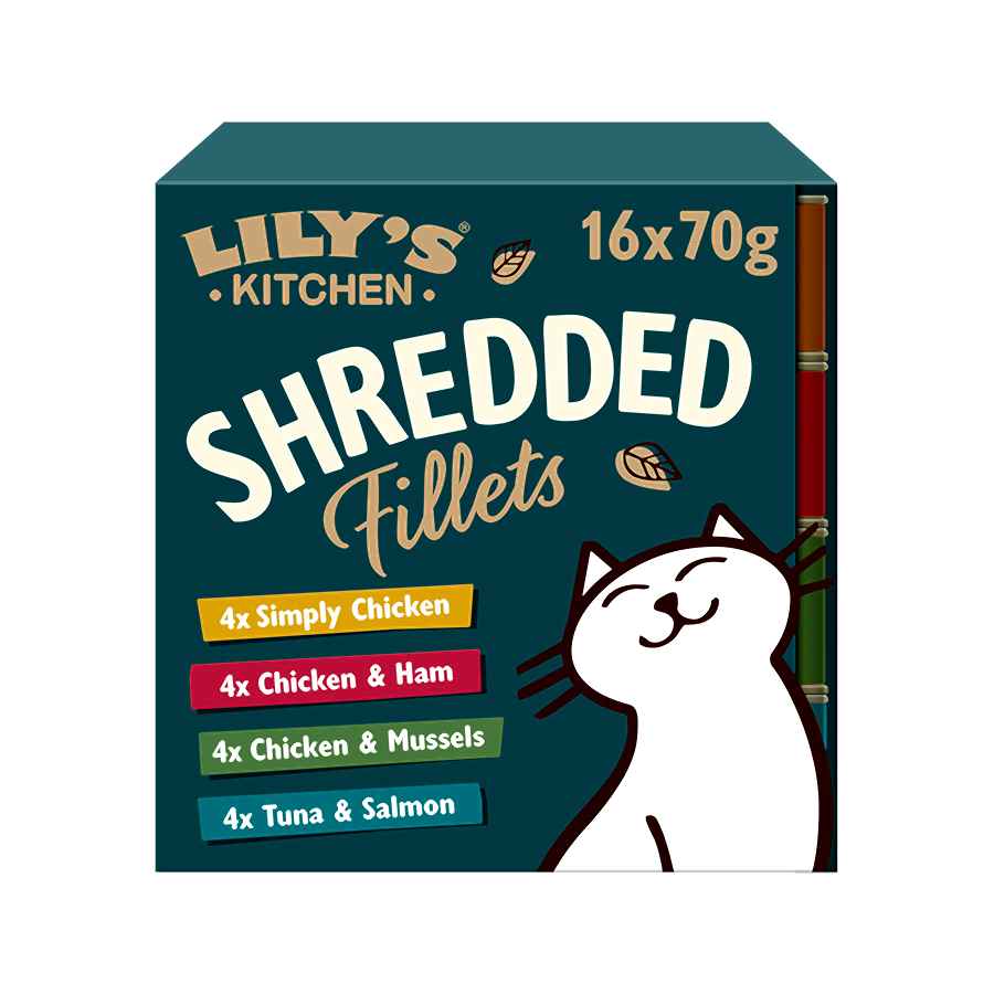 Lily's Kitchen Adult Cat Wet Food Shredded Fillets