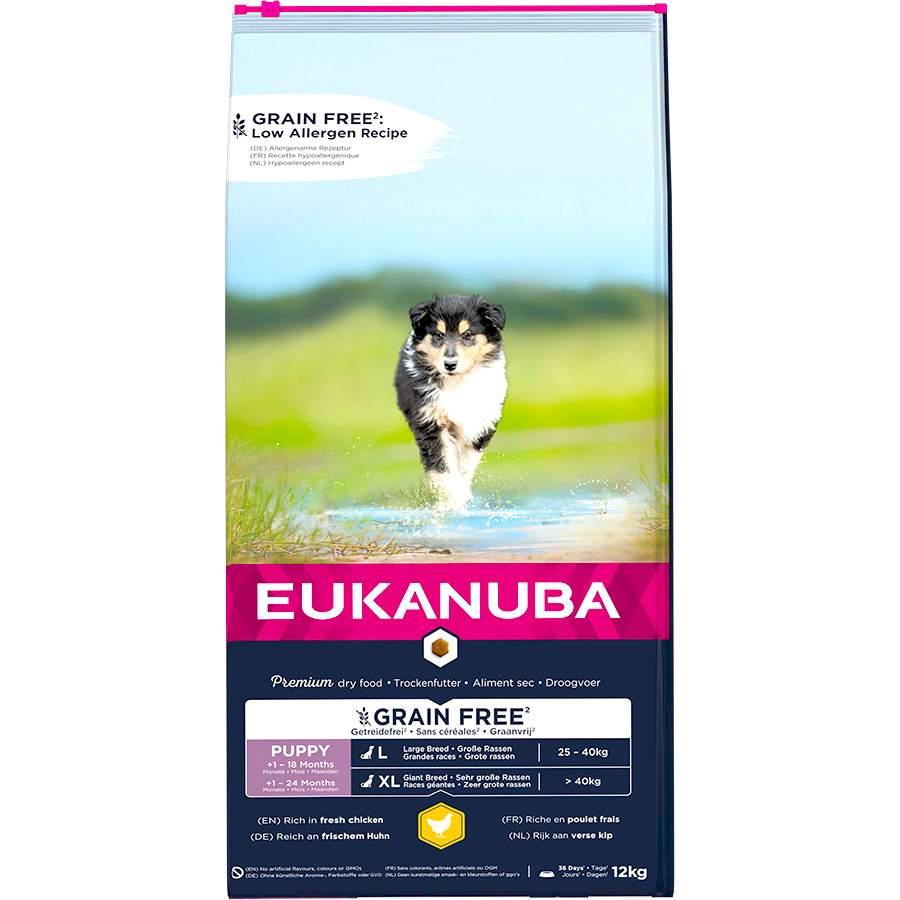 Eukanuba Grain Free Large Breed Puppy Dry Dog Food Chicken